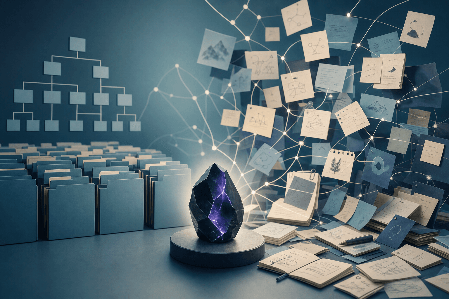 The Pitfalls of Perfect Organization: Why Your Obsidian Vault Should Stay a Little Messy